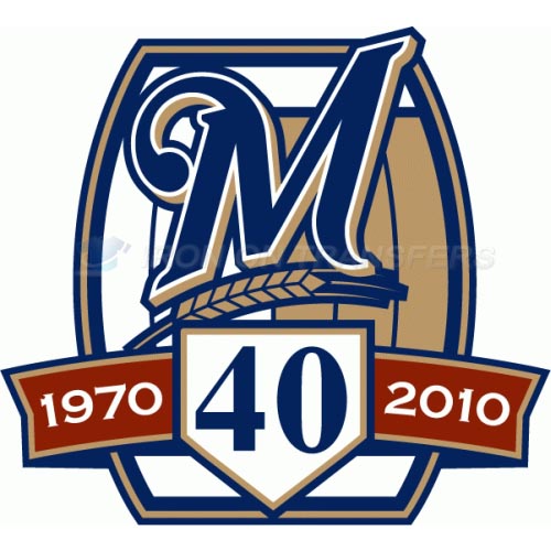 Milwaukee Brewers Iron-on Stickers (Heat Transfers)NO.1713